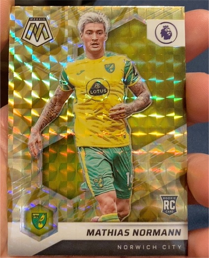 2021-22 Panini Mosaic Premier League #96 Mathias Normann — front
