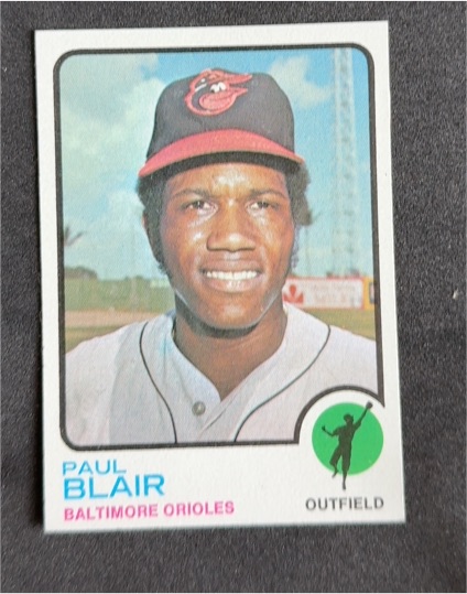 1973 Topps #528 Paul Blair — front