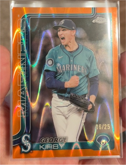 2025 Topps Chrome #223 George Kirby — front