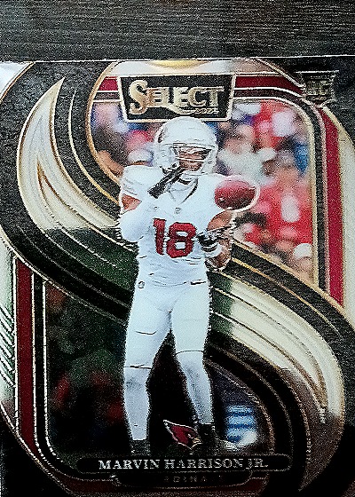 2024 Panini Select #115 Marvin Harrison Jr. Premier Level — front