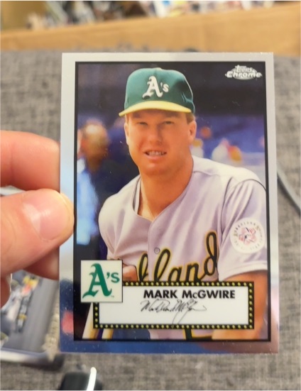2021 Topps Chrome Platinum Anniversary #694 Mark McGwire — front