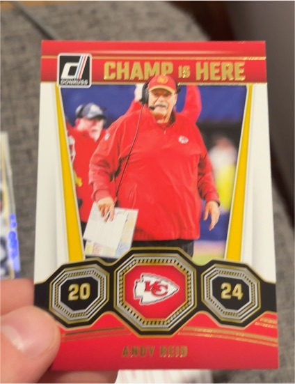 2024 Panini Donruss #20 Andy Reid Champ is Here — front