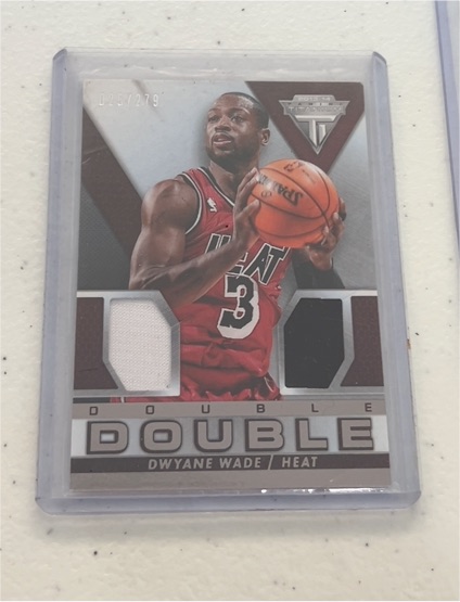 2013-14 Panini Titanium #45 Dwyane Wade Double Double — front