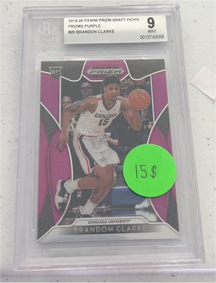 2019-20 Panini Prizm Draft Picks #20 Brandon Clarke — front