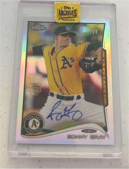 2014 Topps Chrome #114 Sonny Gray — front