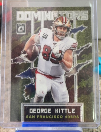 2020 Panini Donruss Optic Dominators #DM-GK George Kittle — front