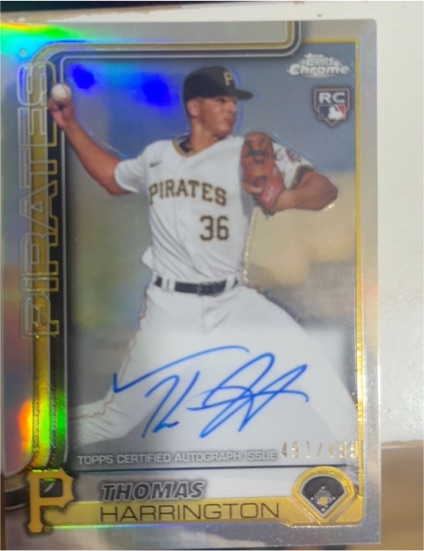 2025 Topps Chrome #RA-THA Thomas Harrington — front