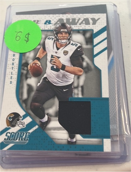 2018 Panini Score #18 Blake Bortles Home and Away Jersey — front
