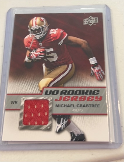 2009 Upper Deck Rookie Jersey #RJ-MC Michael Crabtree — front