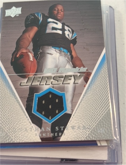 2008 Upper Deck Rookie Jersey #UDRJ-JS Jonathan Stewart — front
