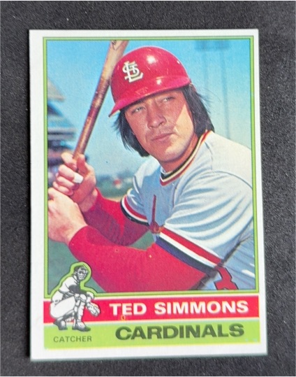 1976 Topps #290 Ted Simmons — front