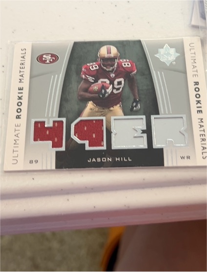 2007 Upper Deck Ultimate Collection Rookie Materials #URM-JH Jason Hill — front