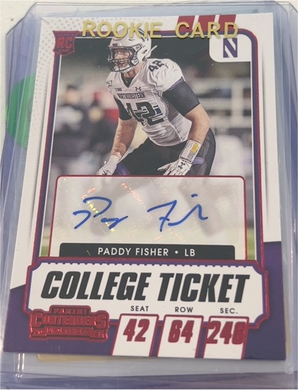 2021 Panini Contenders Draft Picks #178 Paddy Fisher — front