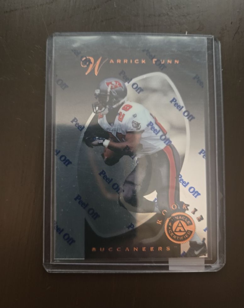1997 Pinnacle Certified #144 Warrick Dunn Rookie — front