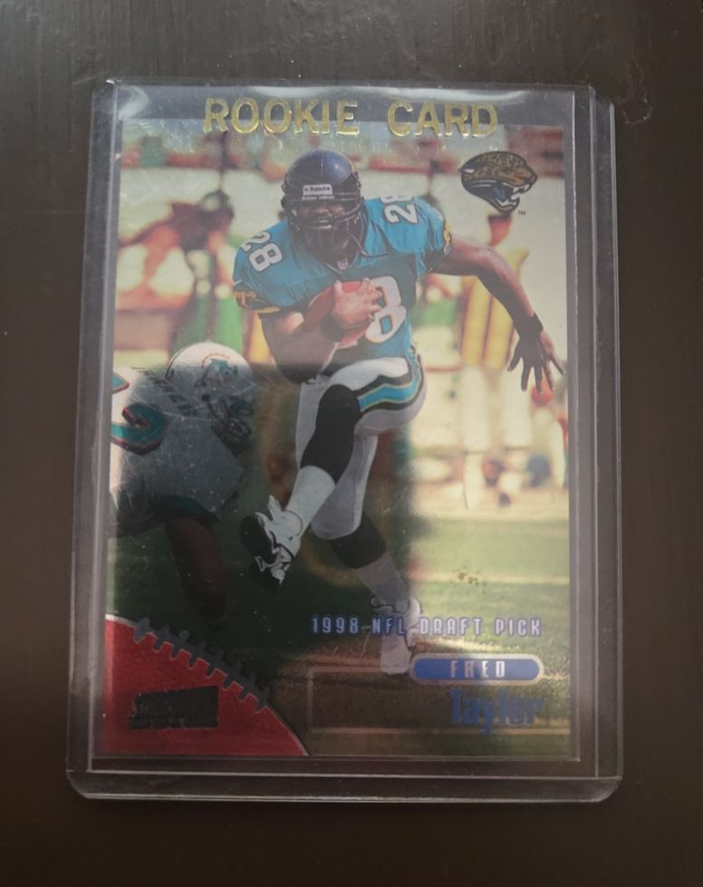 1998 SkyBox #28 Fred Taylor Rookie Card — front