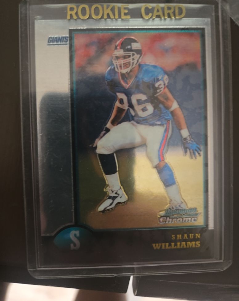 1998 Bowman Chrome #216 Shaun Williams — front