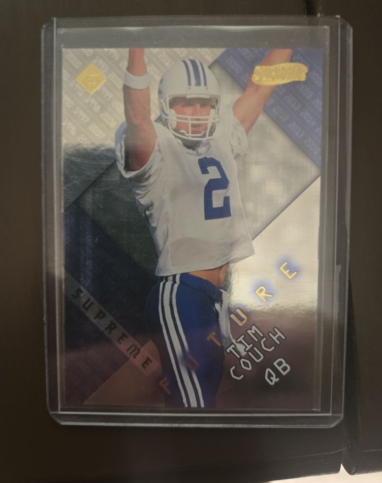 1999 Collector's Edge Supreme Future #SF-02 Tim Couch — front