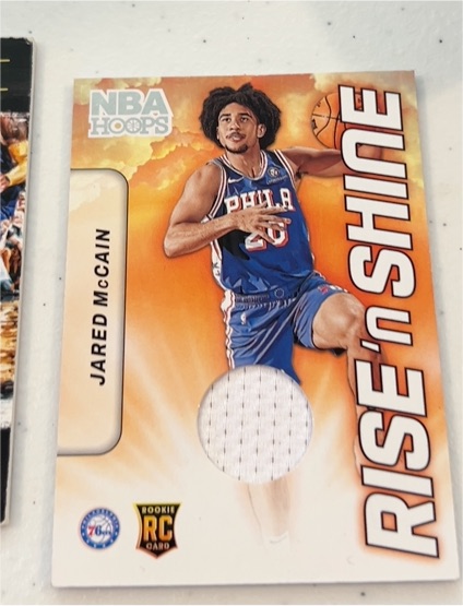 2024-25 Panini NBA Hoops #RSM-JMP Jared McCain Rise N Shine — front