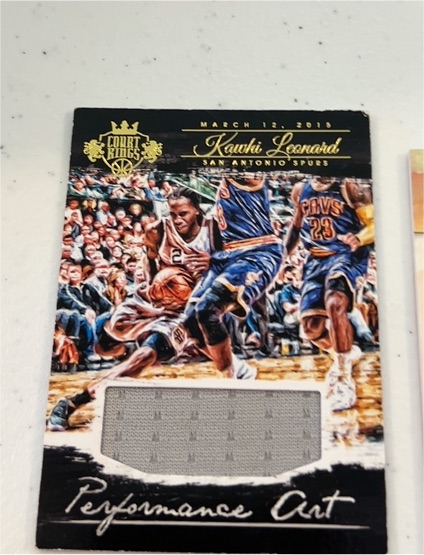 2013 Panini Court Kings Performance Art Kawhi Leonard — front