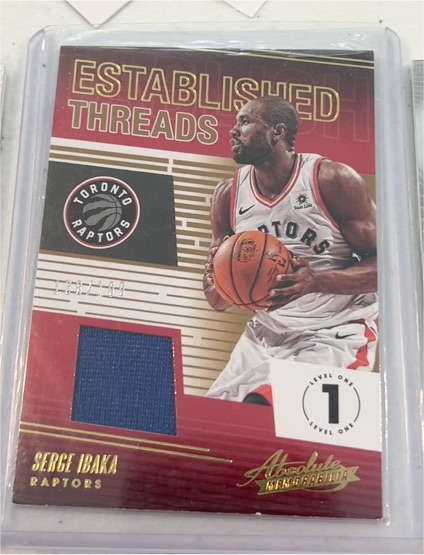 2018-19 Panini Absolute Memorabilia Established Threads #ET-SI Serge Ibaka — front