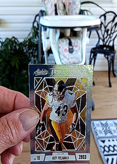 2024 Panini Absolute Draft Diamonds #DD-TPU Troy Polamalu — front