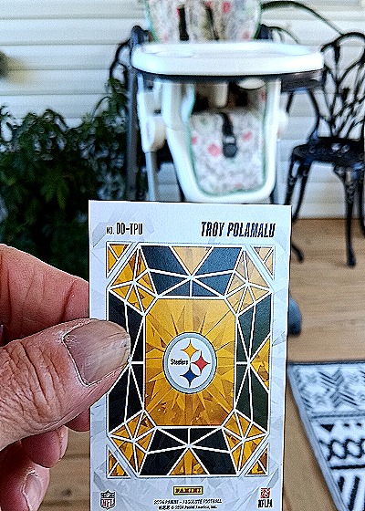2024 Panini Absolute Draft Diamonds #DD-TPU Troy Polamalu — back