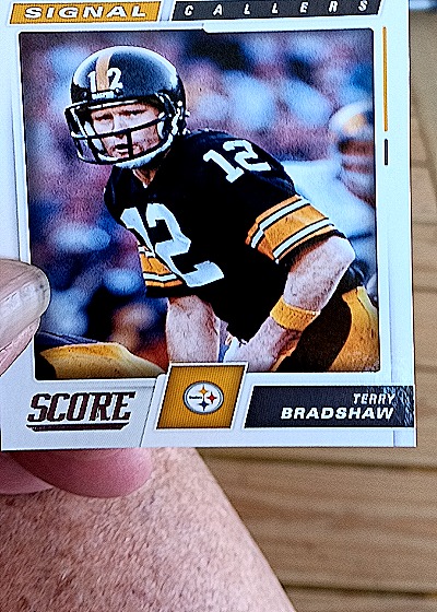 2017 Panini Score Signal Callers #30 Terry Bradshaw — front