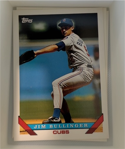 1993 Topps #101 Jim Bullinger — front