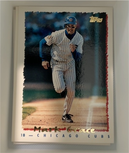 1995 Topps #90 Mark Grace — front