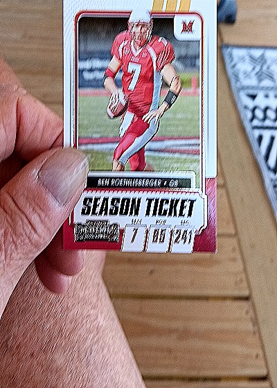 2021 Panini Contenders Draft Picks #12 Ben Roethlisberger — front