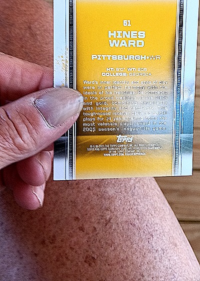 2006 Upper Deck Exclusive Edition Rookies #61 Hines Ward — back
