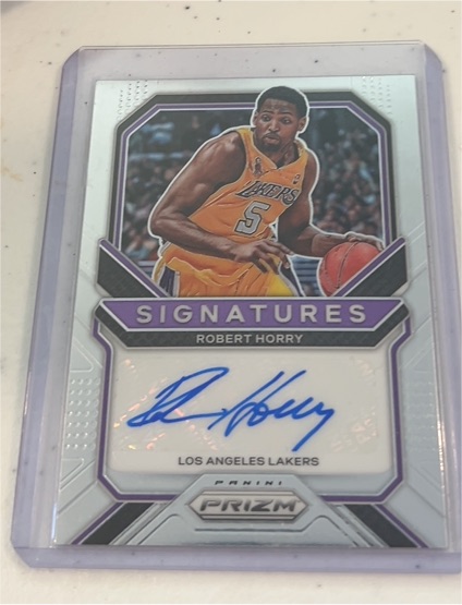 2020-21 Panini Prizm Signatures #SI-RHO Robert Horry — front
