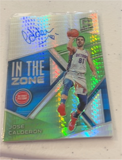 2018-19 Panini Spectra In The Zone #Jose Calderon — front
