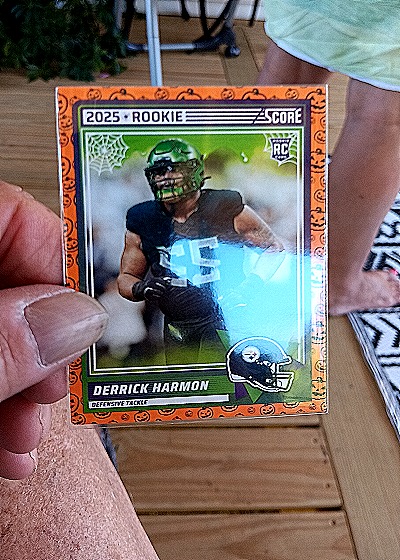 2025 Panini Score A Treat #81 Derrick Harmon — front