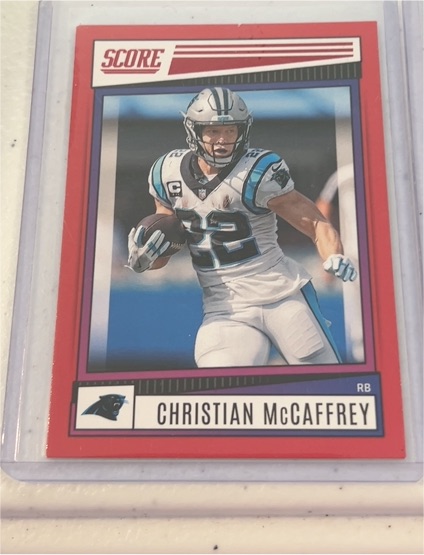2022 Score #49 Christian McCaffrey — front