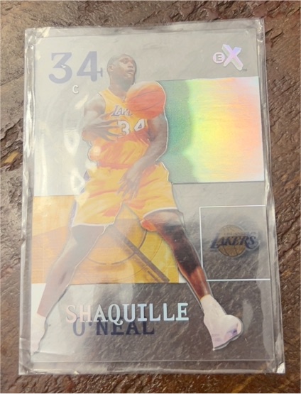 2003-04 Fleer E-X #48 Shaquille O'Neal — front