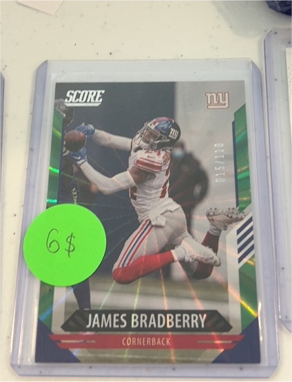 2021 Score #67 James Bradberry — front