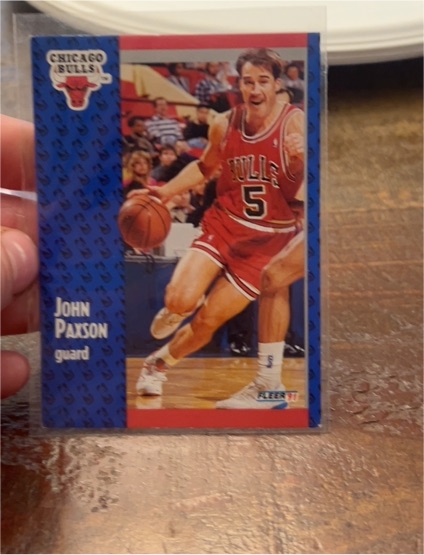 1991-92 Fleer #31 John Paxson — front