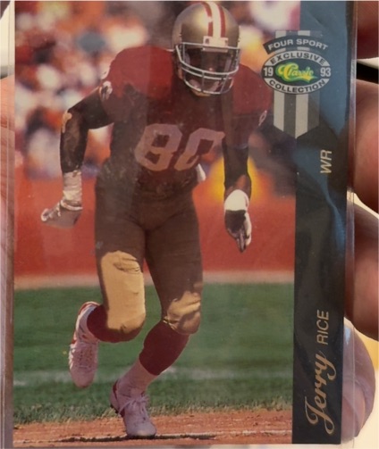 1993 Classic Four Sport McDonald's #10 Jerry Rice — front