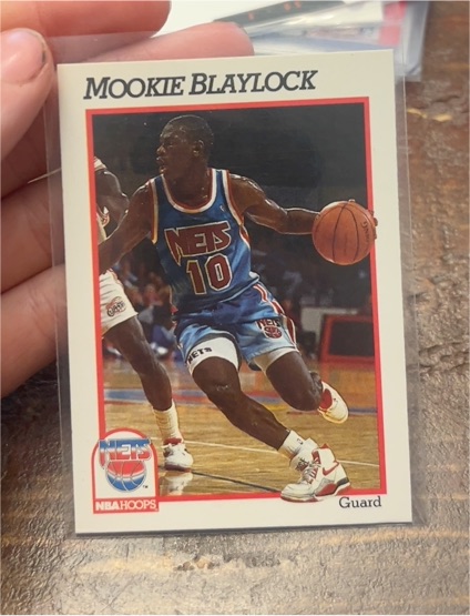 1991-92 NBA Hoops #131 Mookie Blaylock — front