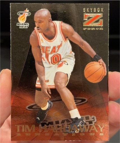 1996-97 SkyBox Z-Force #9 Tim Hardaway — front