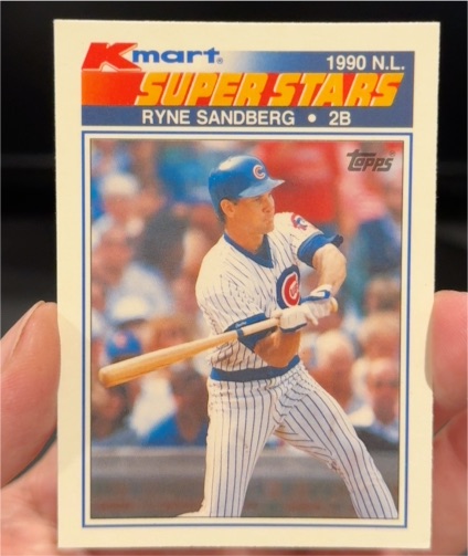 1990 Topps Kmart Super Stars #2 Ryne Sandberg — front