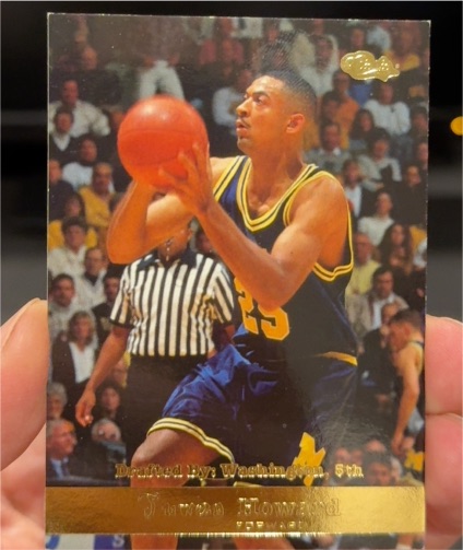 1994 Classic Draft #5 Juwan Howard — front