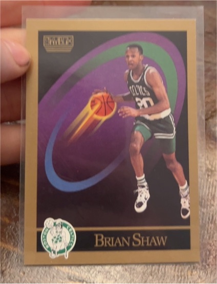 1990-91 SkyBox #23 Brian Shaw — front