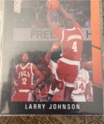 1991 Star Pics #18 Larry Johnson — front