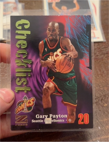 1997-98 SkyBox Z-Force #210 Gary Payton — front