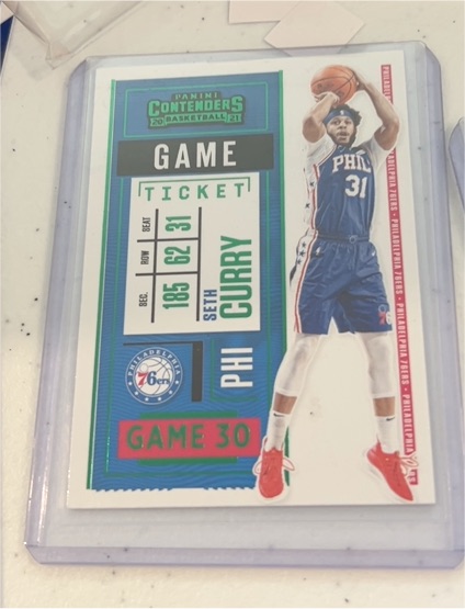 2020-21 Panini Contenders #64 Seth Curry — front