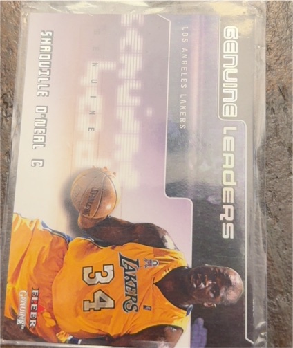 2002 Fleer Genuine Leaders #GL3 Shaquille O'Neal — front