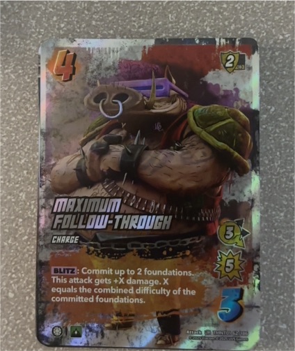 2024 Universus TMNT01 #62 Maximum Follow-Through — front
