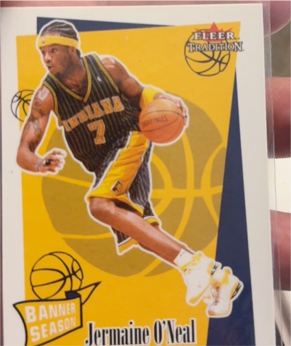 2003-04 Fleer Tradition Banner Season #236 Jermaine O'Neal — front